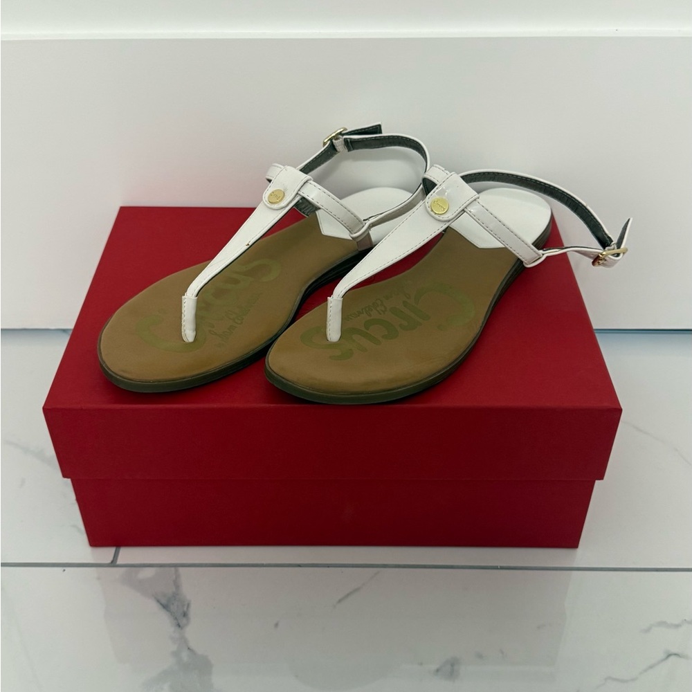 Circus by Sam Edelman White and Black Sandals